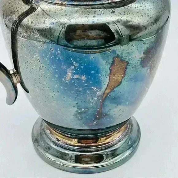 Vintage Wm A Rogers Sliverplate Water Pitcher with Ice Guard - Picture 12 of 15